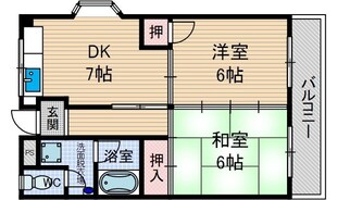 ホワイトピア中西の物件間取画像